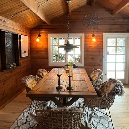 Authentic Log On Large Enclosed Natural Plot