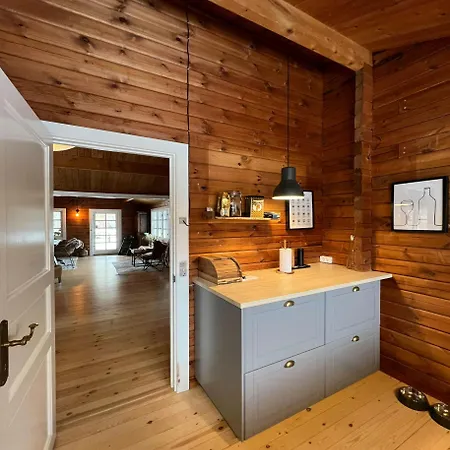 Authentic Log On Large Enclosed Natural Plot *